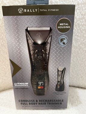 Bally Black Metal Cordless Full Body Hair Trimmer